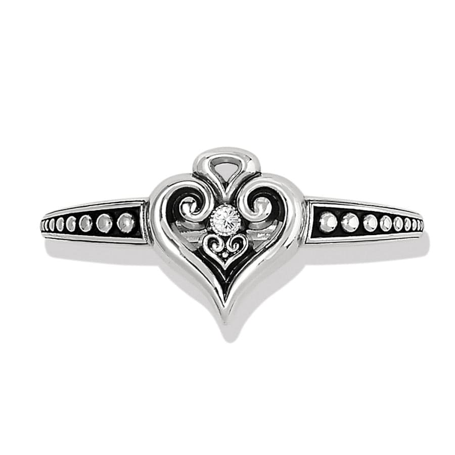 Alcazar Heart Glint Hinged Bangle - Image 2