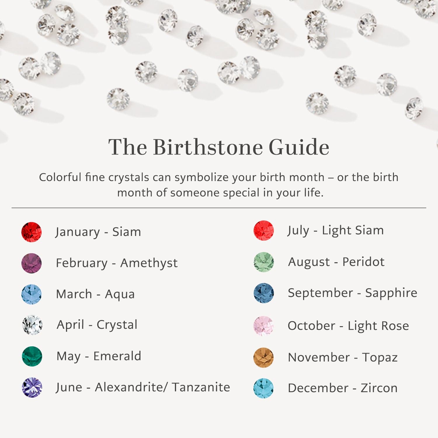 Glitz Birthstone Amulet - Image 3